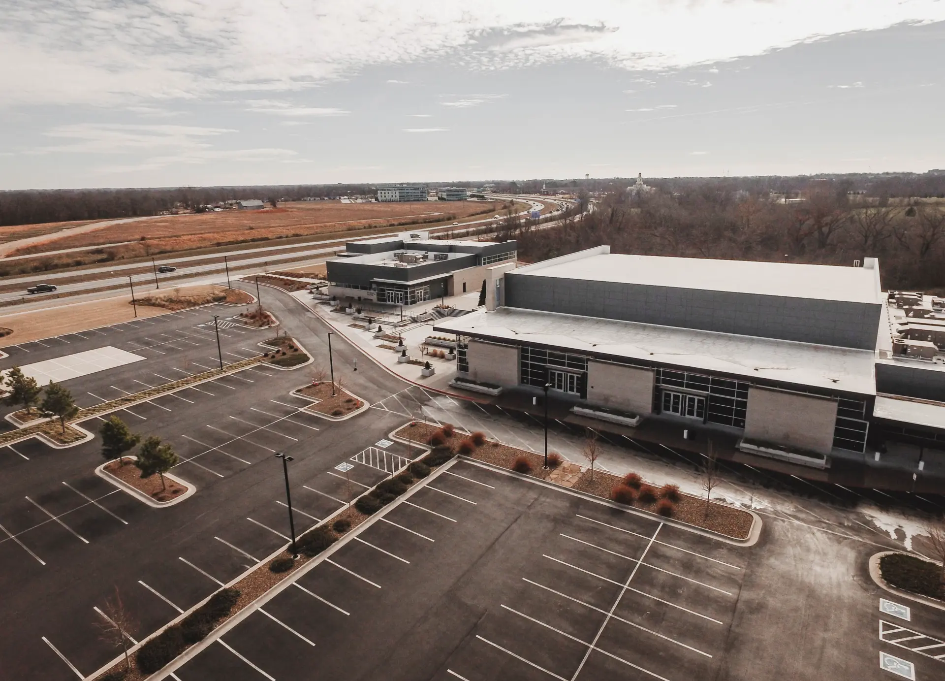 Fellowship Bible Church aerial view